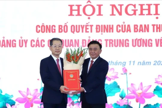 Phó Tổng Thanh tra thường trực Thanh tra Chính phủ giữ chức Bí thư Đảng ủy TAND tối cao