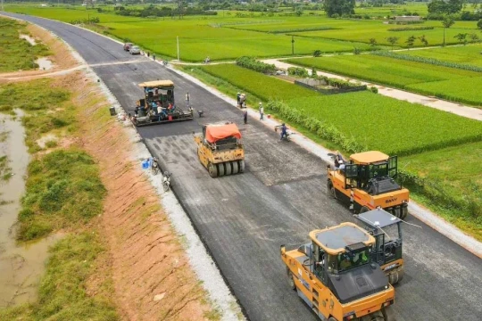 Hoàn thành 18 km đường song hành Vành đai 4 vào cuối năm nay