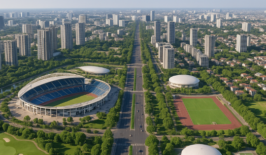 Khu đô thị thể thao Olympic đẳng cấp quốc tế của Việt Nam vừa có chuyển động mới