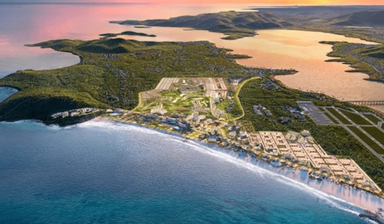 Lần đầu tiên Việt Nam có đại đô thị biển liền kề sân bay và cảng biển quốc tế
