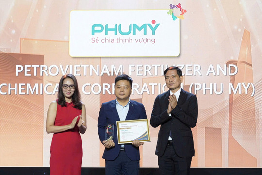PVFCCo – Phú Mỹ lần thứ 5 liên tiếp được vinh danh 'doanh nghiệp vì cộng đồng'