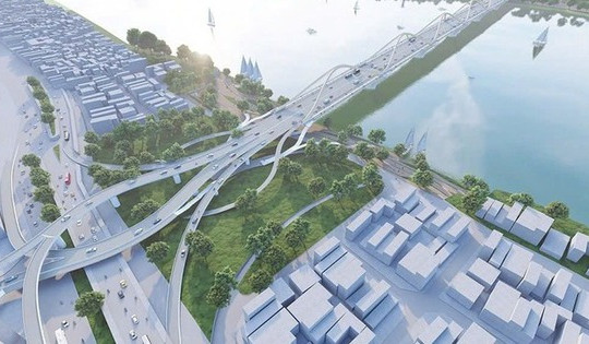 Cầu 16.000 tỷ giảm gánh nặng cho cầu Vĩnh Tuy, Chương Dương đã có hạng mục hình thành sau 1 tháng khởi công