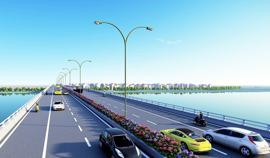 Thời điểm hợp long cây cầu hơn 2.200 tỷ kết nối 2 tỉnh thành đôi bờ sông Thái Bình