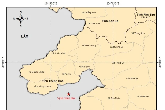 Động đất ở Lào, nhiều nơi ở Nghệ An cảm nhận rung lắc mạnh