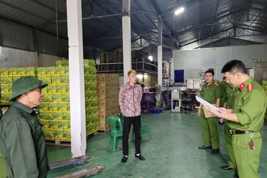 Phú Thọ: Triệt phá công ty sản xuất nước ngọt giả, thu giữ hàng loạt sản phẩm vi phạm
