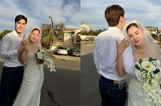 Danh hài Việt bị chồng lừa 7 tỷ rồi bỏ trốn, nay khoe 'ảnh cưới' với Á vương kém tuổi