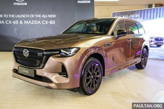 SUV 7 chỗ mới của Mazda hút hồn với kích thước 'đại gia', tiện nghi tương đương xe châu Âu