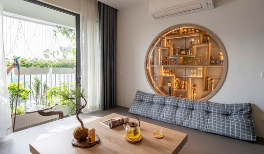 Chi 350 triệu cải tạo căn hộ 103m2, gia chủ biến nhà thành 'resort Nhật Bản' giữa Hà Nội