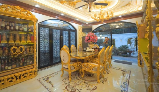 Biệt thự dát vàng của đại gia Kinh Bắc, nội thất một phòng ngủ lên tới 2,4 tỷ đồng