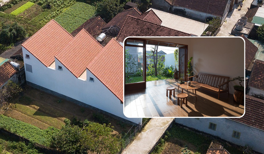 Độc đáo căn nhà 3 gian đương đại: Mang đậm tinh thần nhà Việt truyền thống giữa làng quê