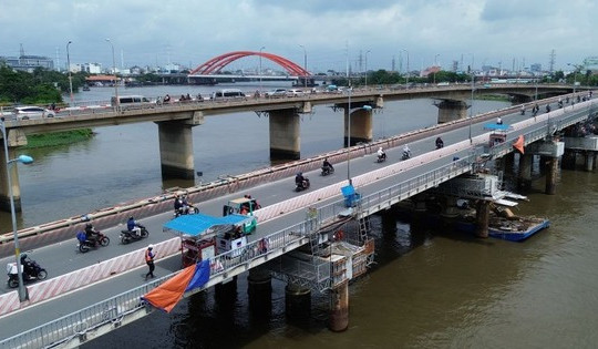 Cầu vượt sông 11.000 tấn áp dụng kỳ tích Việt Nam, nâng tĩnh không lên hơn 1m từ hôm nay