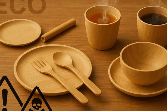Chấn động: Phát hiện melamine vượt ngưỡng cho phép trong bát đĩa tre và vật liệu sinh học