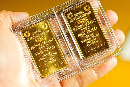 Từ 18/11, SJC ngưng giao dịch vàng miếng trực tuyến giữa lúc giá vàng giảm mạnh