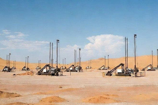 Phát hiện mỏ khí đốt ngay giữa sa mạc, lưu lượng đạt hơn 1 triệu m³/ngày