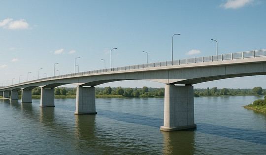 Hà Nội sắp có thêm cầu vượt sông Đáy 460 tỷ đồng