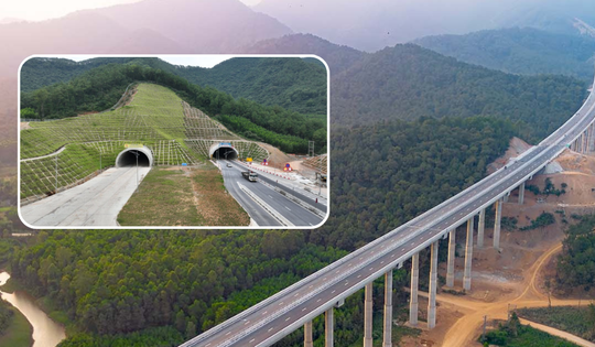 Chỉ một tháng nữa, hầm xuyên núi có địa chất phức tạp nhất trên cao tốc hơn 11.000 tỷ sẽ chính thức được mở rộng