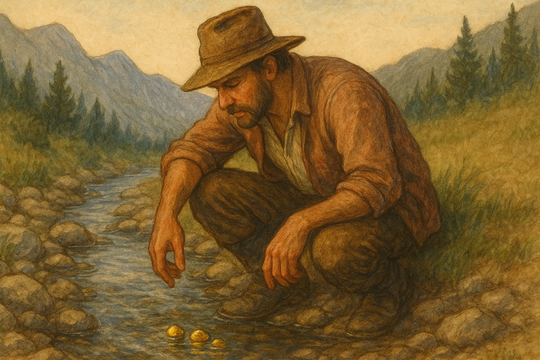 Phong tỏa khẩn cấp dòng suối chứa hơn 5 tấn vàng ròng do anh T. phát hiện