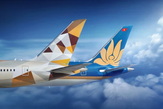Vietnam Airlines (HVN) hợp tác Etihad Airways, mở rộng mạng bay sang Trung Đông – châu Âu – châu Phi