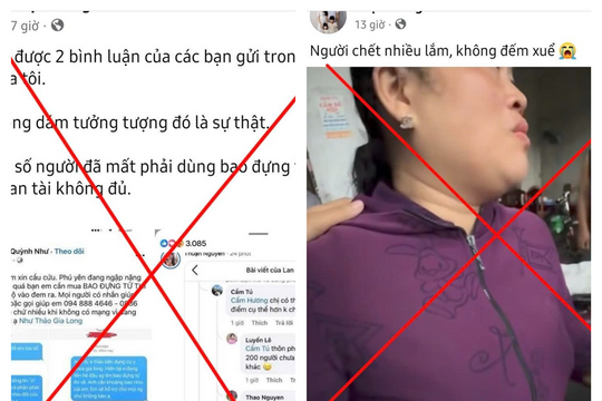 Bác tin 'hàng trăm người chết do sập nhà tránh lũ'