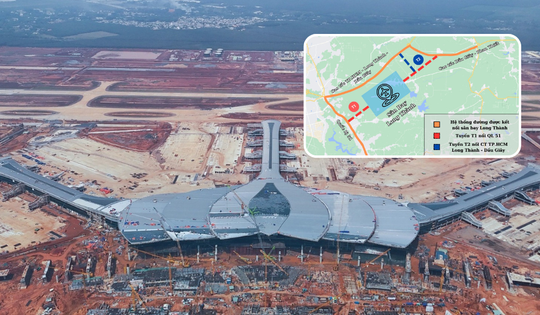 Gần một tháng nữa, 2 trục xương sống trọng điểm kết nối sân bay lớn nhất Việt Nam sẽ thông xe