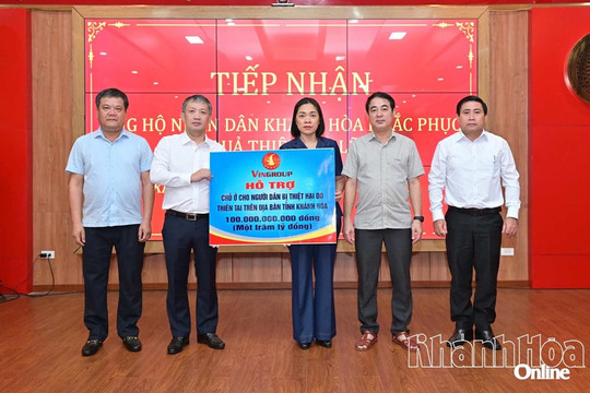 Tập đoàn của ông Phạm Nhật Vượng hỗ trợ tỉnh Khánh Hòa 100 tỷ đồng