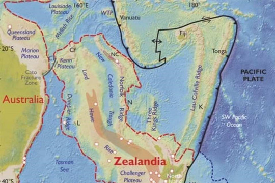 Điều thú vị ít biết về lục địa thứ 8 của Trái Đất: Rộng gấp 16 lần lãnh thổ Việt Nam, 94% diện tích chìm sâu dưới biển