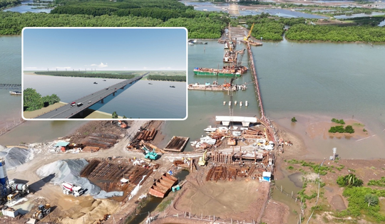 Cây cầu hơn 2.000 tỷ trên trục ven biển phía Đông ĐBSCL đón tin vui lớn