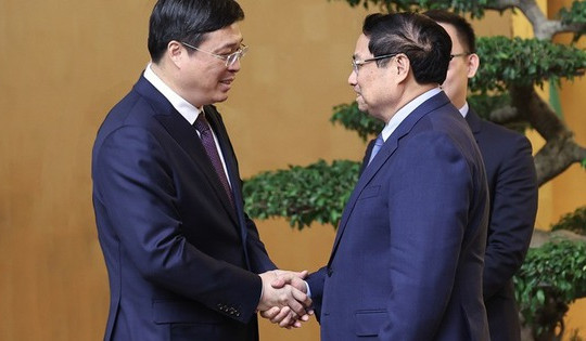 Gặp gỡ tỉnh Quảng Tây (Trung Quốc), Thủ tướng thúc đẩy hợp tác hoàn thiện hai tuyến đường sắt trọng điểm