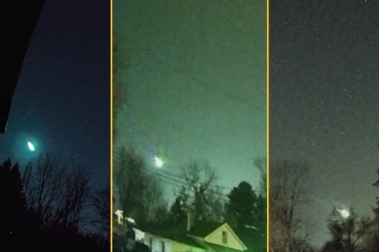 Thiên thạch lao với vận tốc 160.000km/giờ vào khí quyển Trái Đất