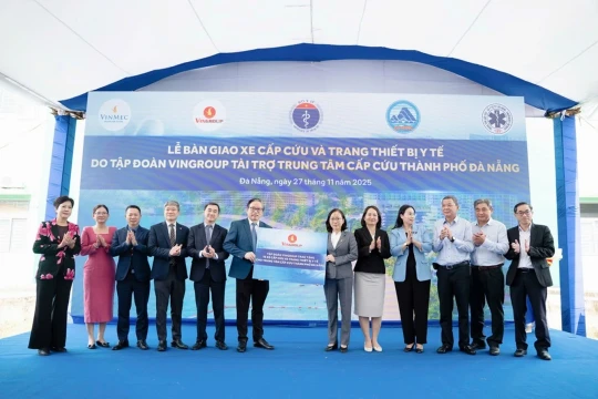 Vingroup (VIC) tiếp tục tài trợ cho Đề án Cấp cứu Ngoại viện trị giá 1.000 tỷ đồng
