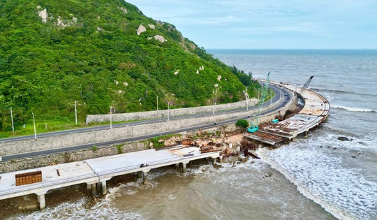 Tuyến đường ven biển 7.000 tỷ kết nối TP. HCM với tỉnh rộng nhất Việt Nam tín hiệu tích cực sau hơn 2 năm khởi công