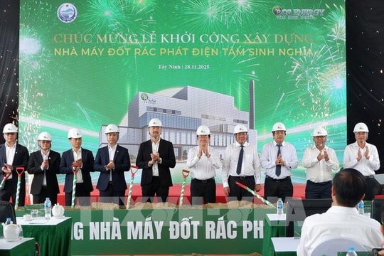 BCG Energy khởi công Nhà máy đốt rác phát điện Tâm Sinh Nghĩa tại Tây Ninh