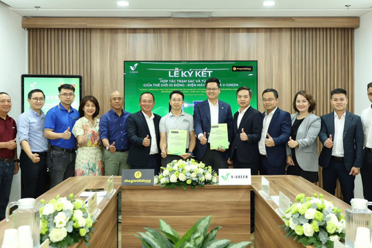 Thế Giới Di Động (MWG) đẩy mạnh làm trạm sạc điện cùng V-Green, xem xét tăng cổ tức cho cổ đông