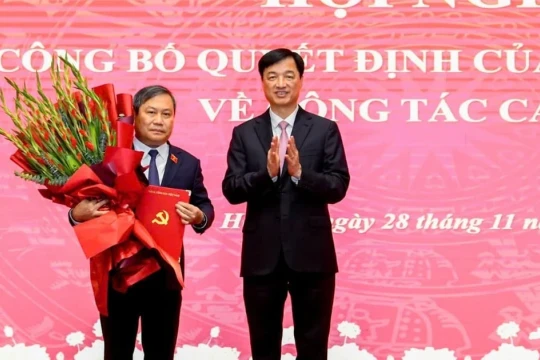 Bí thư Tỉnh ủy Quảng Ninh Vũ Đại Thắng làm Phó Bí thư Thành ủy Hà Nội