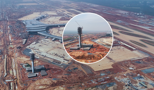 Chỉ 20 ngày nữa, tháp không lưu 3.500 tỷ cao nhất Việt Nam tại sân bay lọt TOP lớn nhất thế giới sẽ hoàn thành