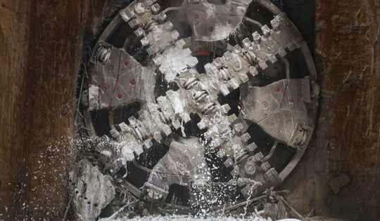 Chính thức hoàn thành khoan gần 4km hầm ngầm đầu tiên của tuyến metro Nhổn - ga Hà Nội