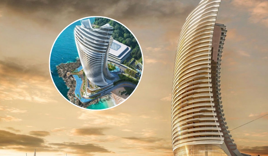 Việt Nam sắp có thêm tòa tháp chọc trời vươn mình ra biển: Bao phủ bởi kính cong phản quang, biểu tượng kiến trúc mới tại đặc khu lớn bậc nhất cả nước