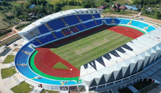 Chỉ 2 tuần nữa, Việt Nam chính thức có thêm 1 sân vận động mới, sức chứa 22.000 chỗ ngồi, đạt chuẩn quốc tế