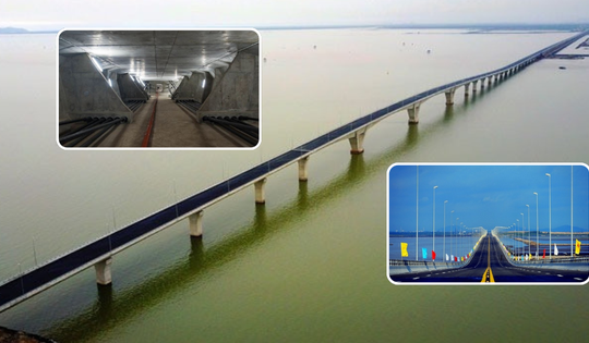 Có gì bên trong căn hầm bí ẩn nằm bên dưới cầu vượt biển 12.000 tỷ dài bậc nhất Đông Nam Á tại Việt Nam?