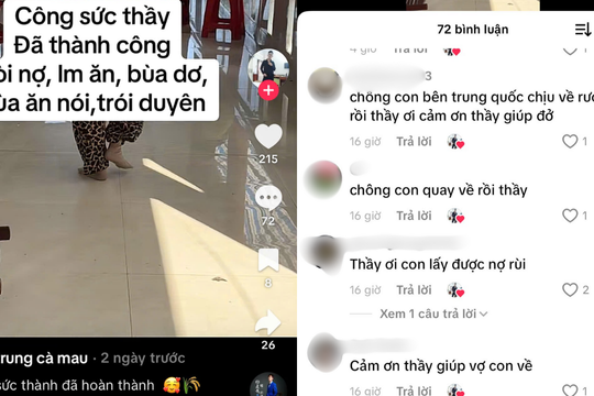 Thông tin mới nhất vụ 'Thầy Trung Cà Mau' rao gỡ bùa yêu, bùa đánh đề