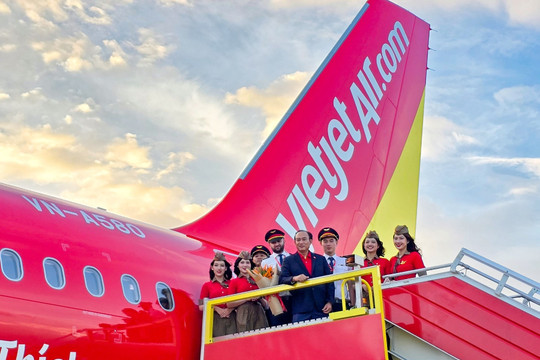 Vietjet (VJC) tiếp nhận 22 tàu bay mới, đánh dấu đợt tăng cường lớn nhất từ trước đến nay