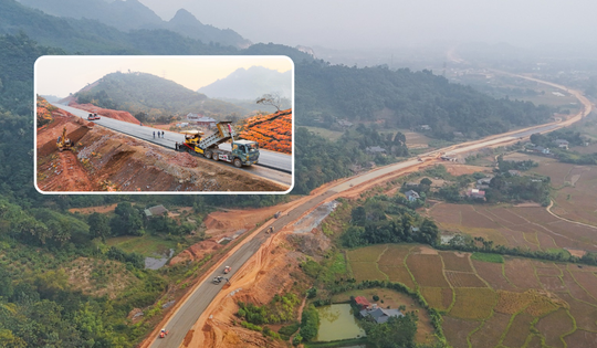 Chỉ 2 tuần nữa, tuyến cao tốc hàng chục nghìn tỷ tại tỉnh là địa đầu Tổ quốc sẽ hoàn thành