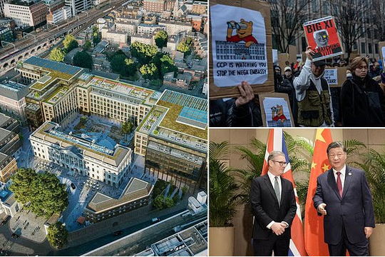 Kế hoạch xây dựng Đại sứ quán ‘siêu to khổng lồ’ của Trung Quốc tại London tiếp tục bị trì hoãn, vì sao?