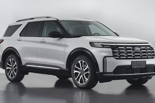 Ford Explorer mới 'tách' khỏi bản Mỹ: Thiết kế riêng, đèn LED liền mạch, 286 mã lực, chờ mở bán đầu 2026