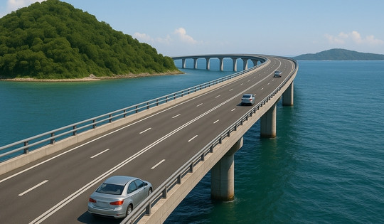 TP tương lai của Việt Nam sắp xây cầu vượt biển: Mở khóa tọa độ mới về du lịch tại nơi được ví như 'viên ngọc xanh' giữa vịnh Bắc Bộ