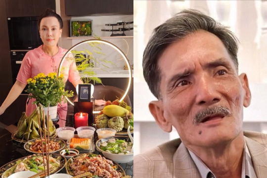 Việt Hương xúc động trong ngày giỗ của nghệ sĩ Chí Tài, nhắc đến Thương Tín