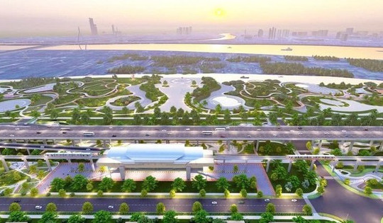 Thủ đô Hà Nội sẽ hình thành trục cảnh quan ven dòng sông biểu tượng với 2 phương án xây dựng được cân nhắc