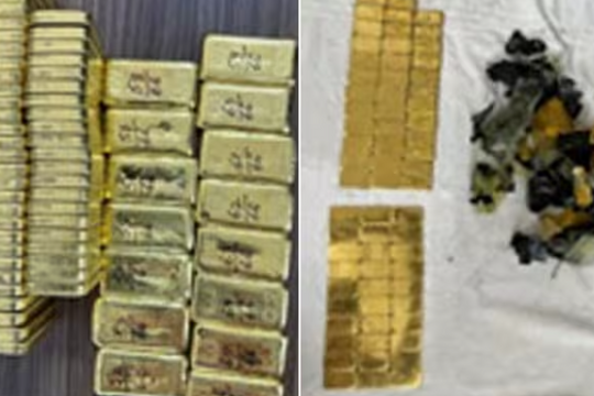 Chặn đứng 3 chiếc ô tô khả nghi trên tuyến quốc lộ, lực lượng chức năng thu giữ hơn 15 cân vàng lậu trị giá 24 tỷ đồng