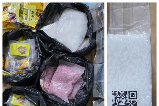 Huy động 200 cảnh sát đột kích kho hàng, bắt giữ 37 đối tượng, thu giữ 174kg ma túy tổng hợp, nhiều súng, đạn và máy móc