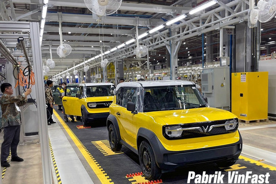 VinFast chính thức vận hành nhà máy 200 triệu USD tại Indonesia: VF 3 là mẫu xe đầu tiên xuất xưởng, sẵn sàng lắp ráp 50.000 xe mỗi năm